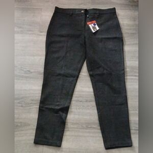 Mario Serrani Black CHARCOAL Slim Skinny Pants